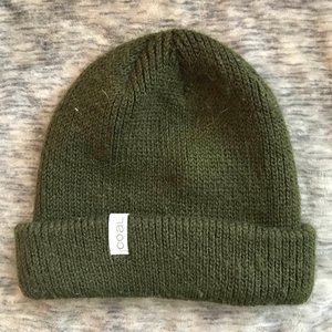 Dark Green Coal Winter Beanie Hat